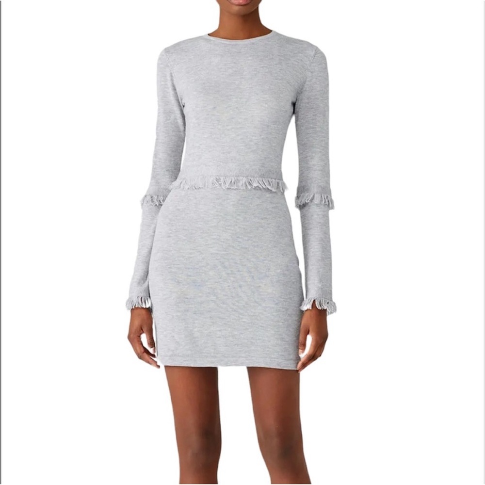 Finders Keepers gray sweater dress